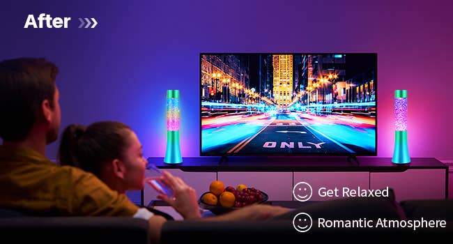 Tech Mod Lava Lamps – Glitter Purple