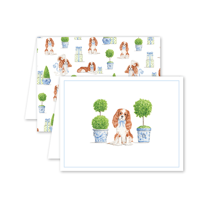Dogwood Hill - Dash Topiary and Toile: Single Card