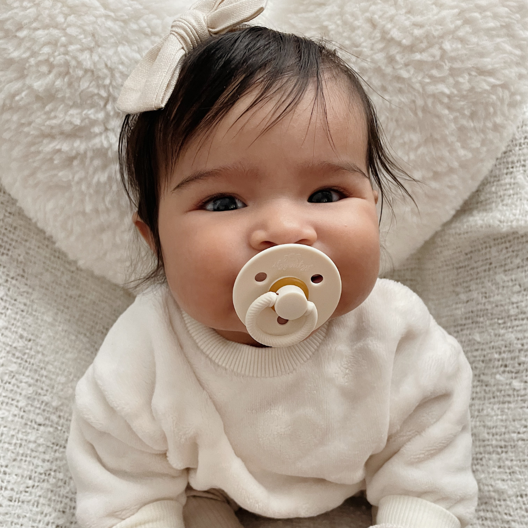 Itzy Ritzy - *NEW STYLES* Itzy Soother™ Natural Rubber Paci Sets: Blossom + Rosewood
