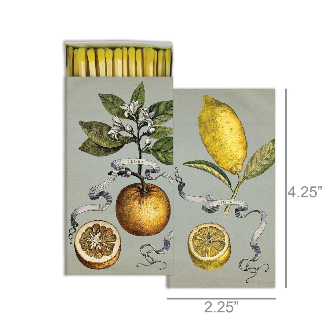 HomArt - Matches - Citrus : Lemon & Orange - Yellow