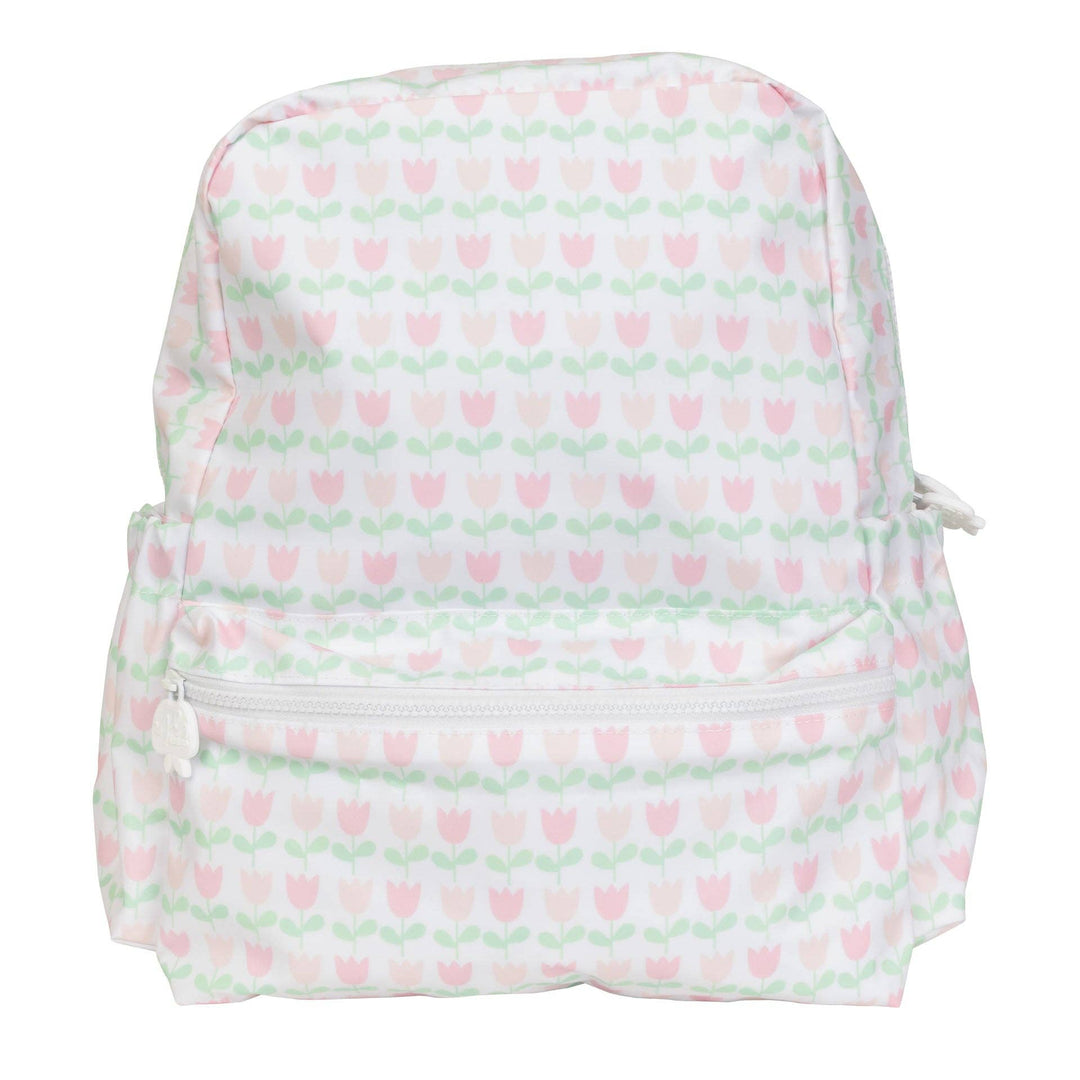 Apple Of My Isla - The Backpack in Tulips: Large