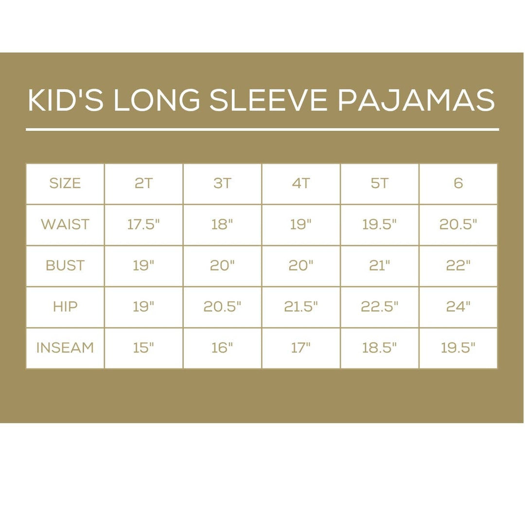 The Royal Standard - Kid's Nutcracker Waltz Long Sleeve Pajamas   White/Multi   Set of 2   -Asst.: 6