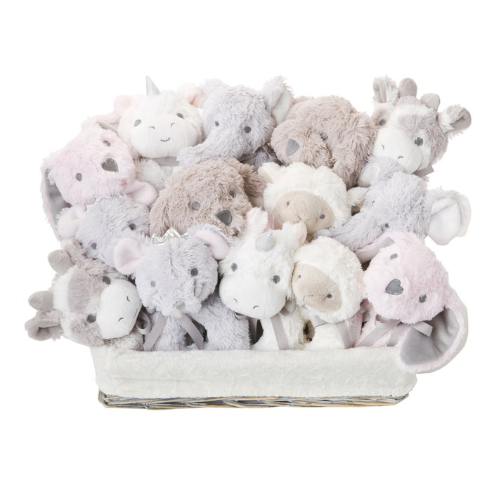 Plush Rattle Basket Assortment