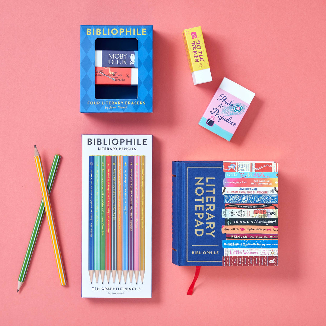 Chronicle Books - Bibliophile Literary Erasers
