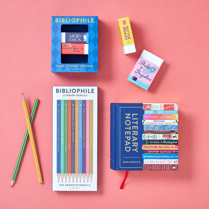 Chronicle Books - Bibliophile Literary Erasers