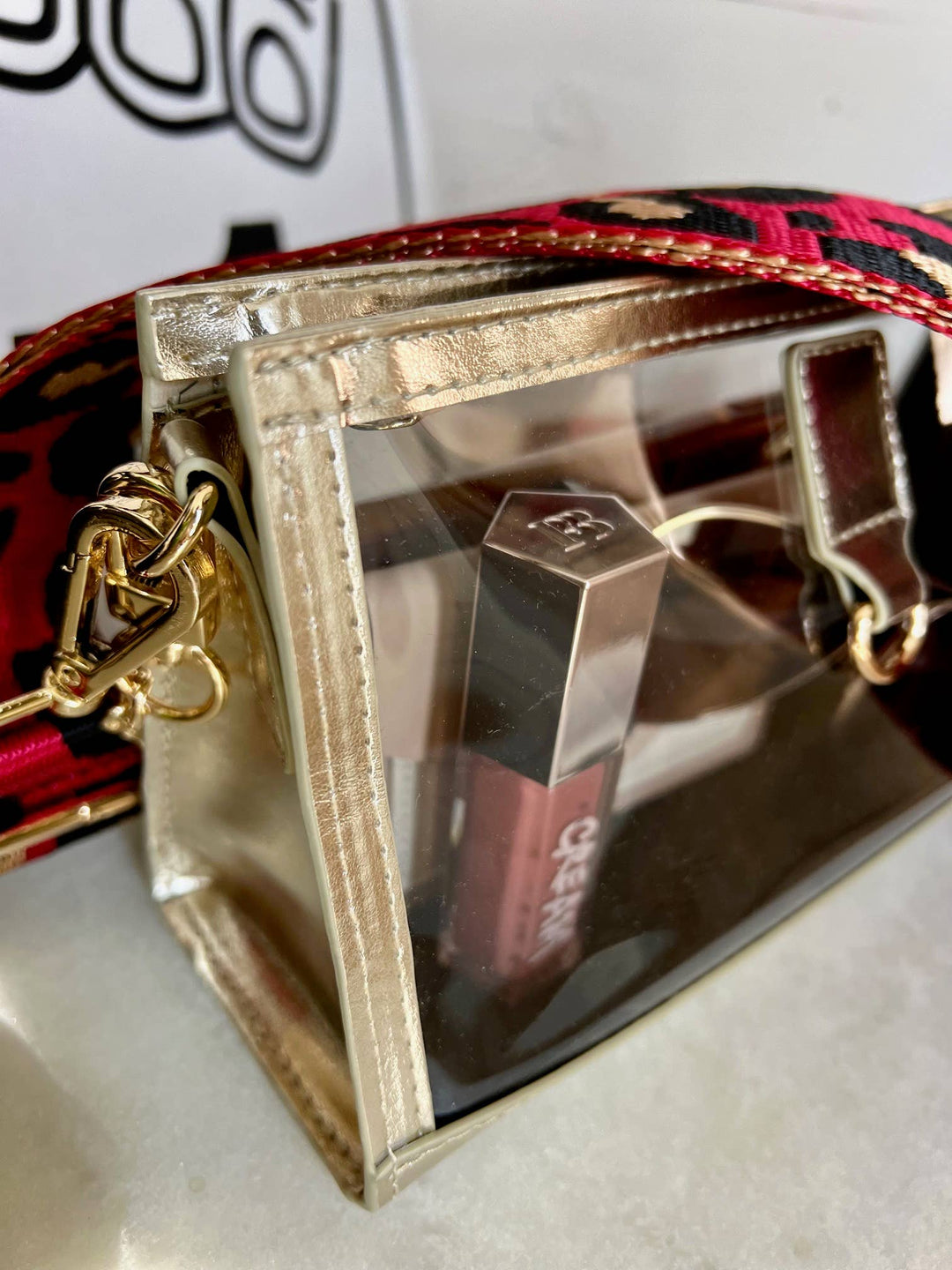 TAYLOR GRAY - The Emma Gameday Metallic Champagne Purse 2 | shoptaylorgray