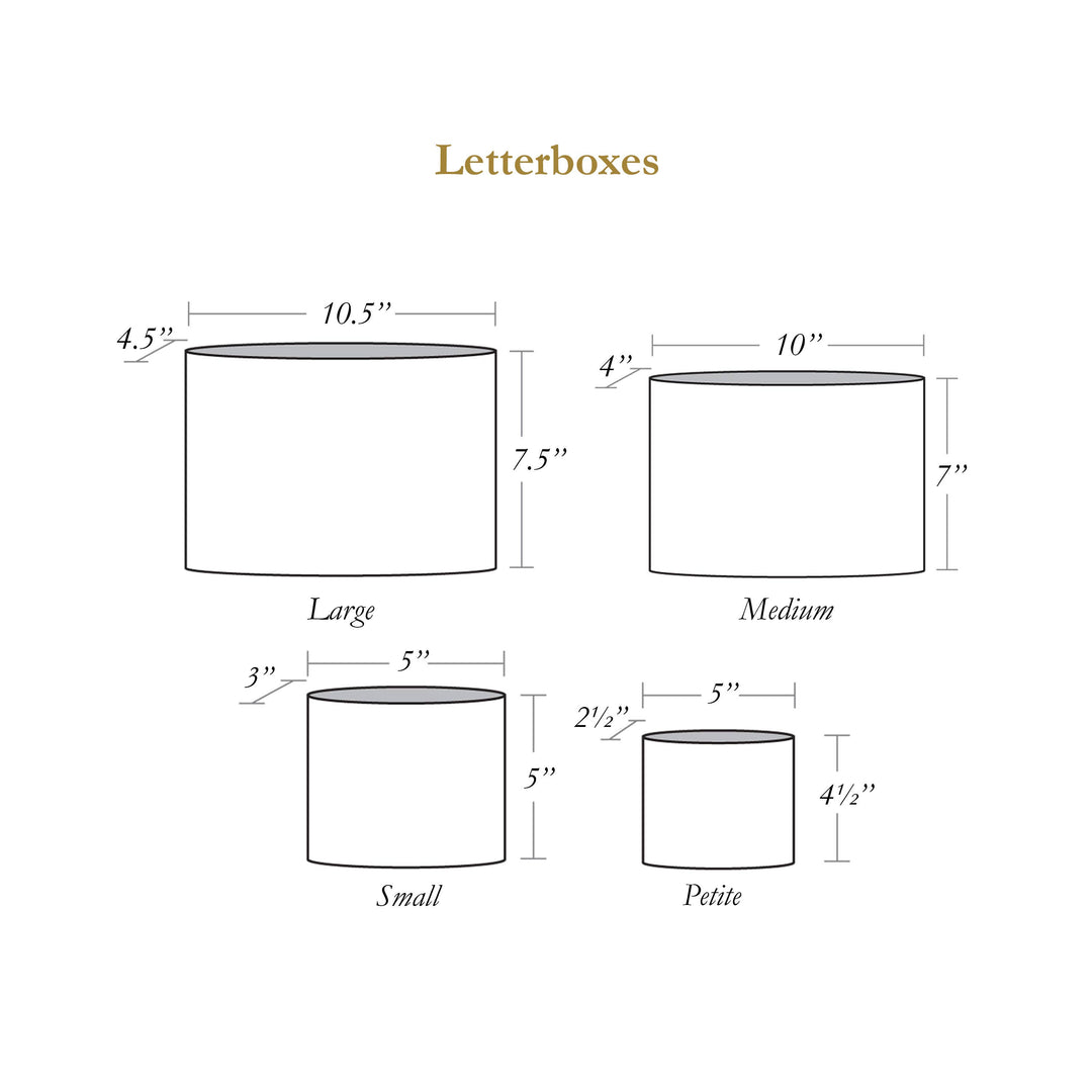 Marye-Kelley - Nantucket Bloom Laura Park Letter Box Desk Organizer: Small