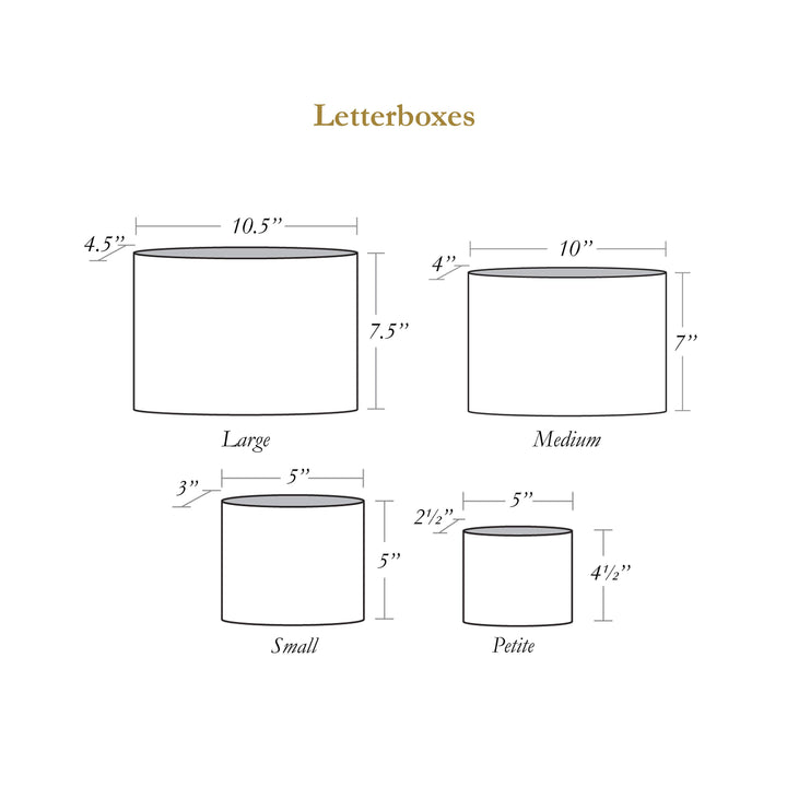 Marye-Kelley - Nantucket Bloom Laura Park Letter Box Desk Organizer: Small