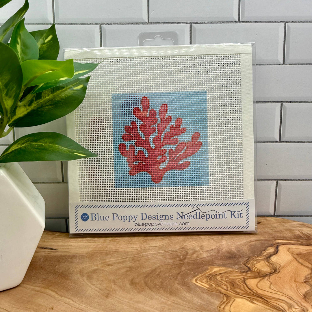 Blue Poppy Designs - Coral Needlepoint Kit