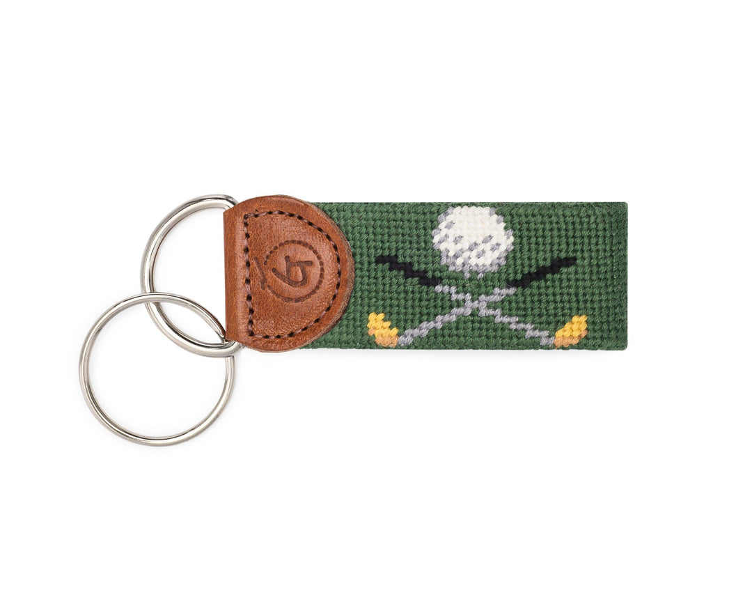 Good Threads - Golf Needlepoint Keychain