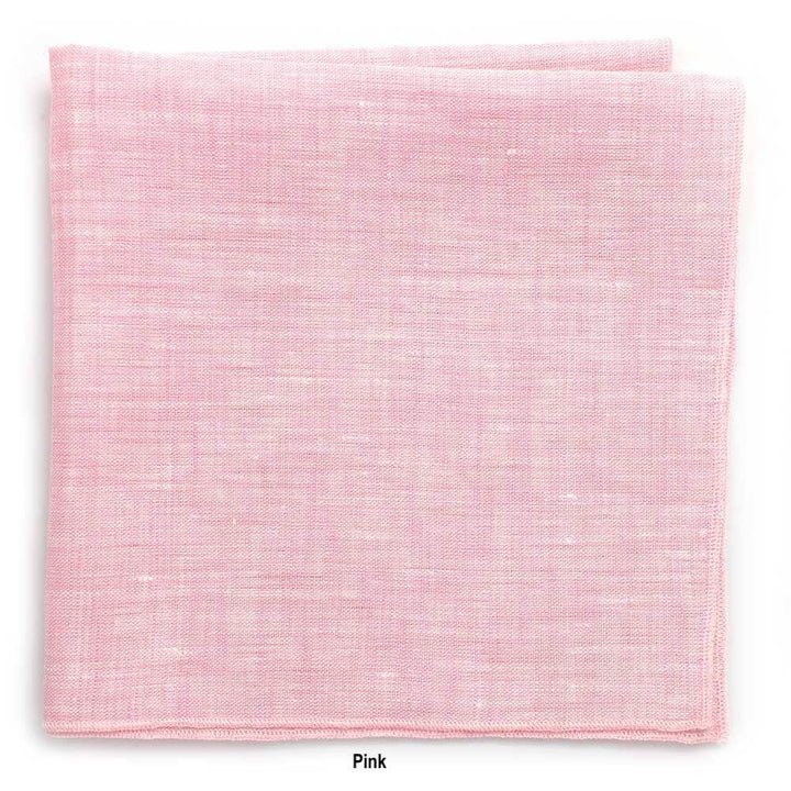 General Knot & Co. - Irish Linen Pocket Squares: Peach