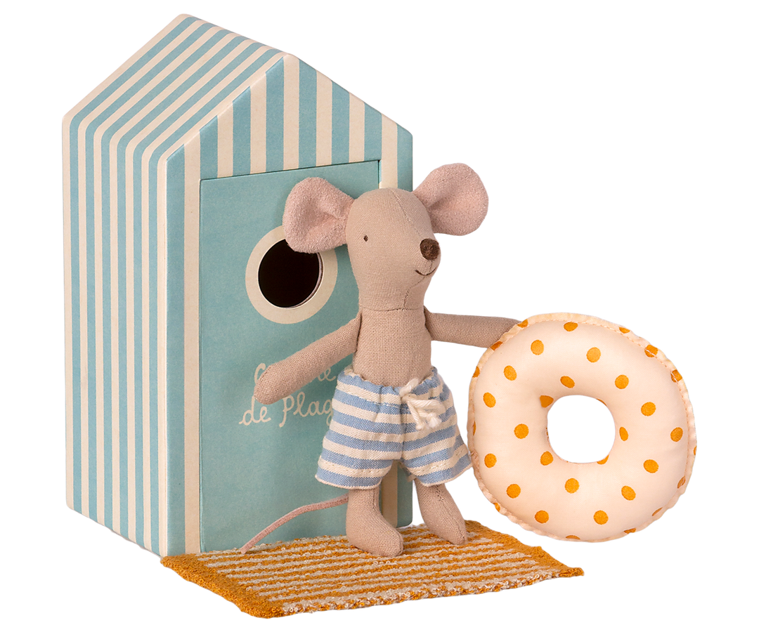 Maileg Beach Mice, Little brother in Cabin de Plage