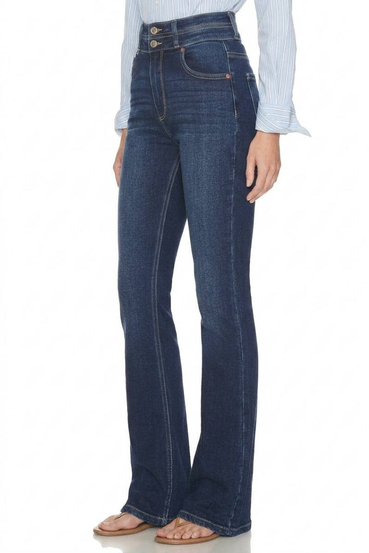 ARTEMIS VINTAGE - HIGH RISE STRETCH DOUBLE WAIST BOOTCUT JEANS: 13 (30)