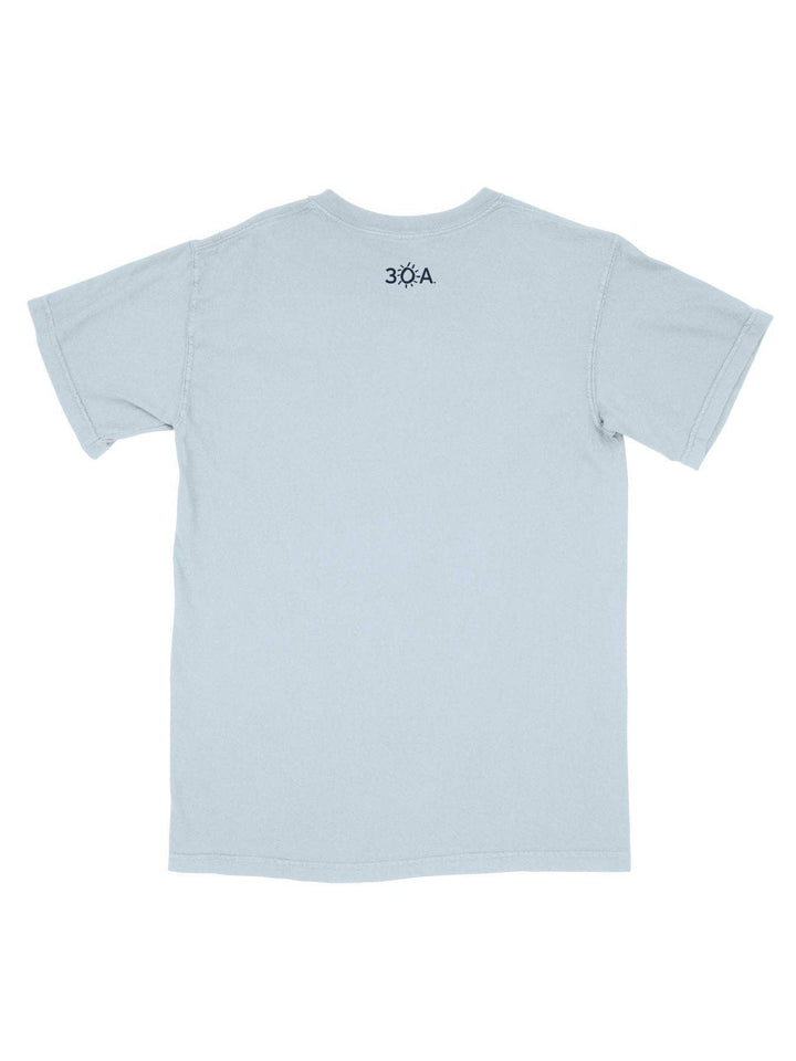 30A Gear - 30A Beach Happy Minimalistic T-Shirt: Blue / XXL