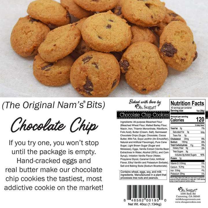 Oh, Sugar! - Cookie Gallon - Rainbow Dot Absolute Best Cookies Ever!: Chocolate Chip