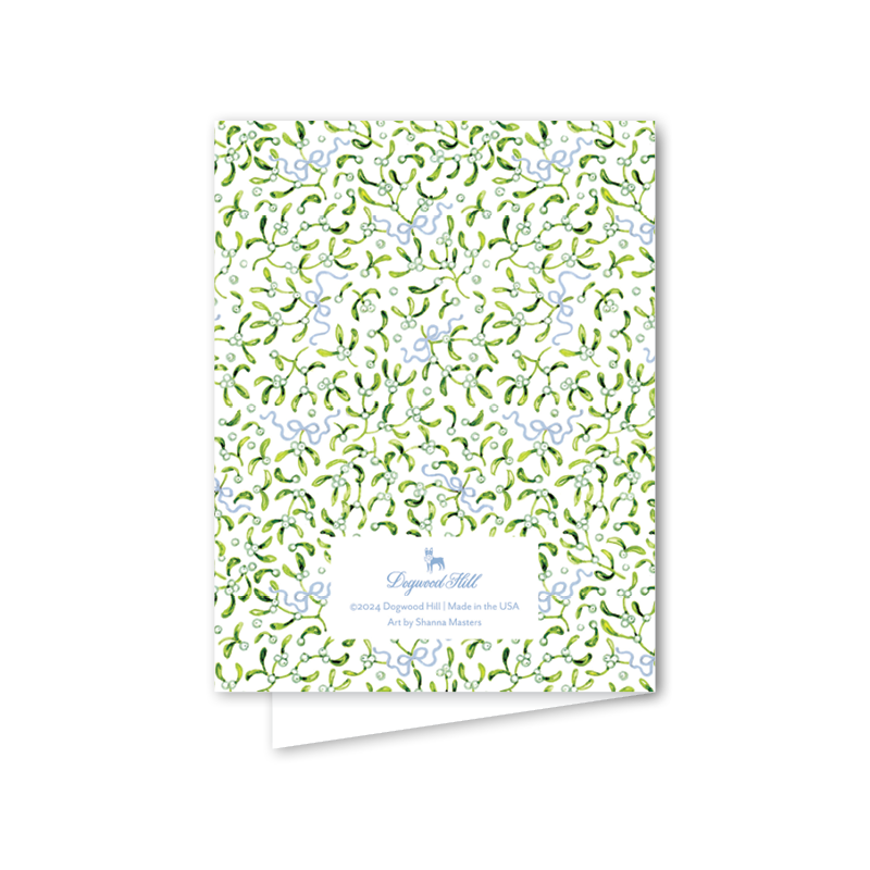 Dogwood Hill - Isla Bahia Mistletoe Blue: Single Card