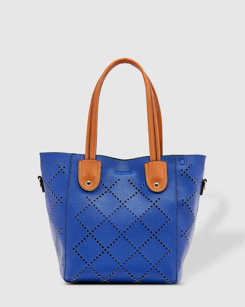 Louenhide - Baby Bermuda Tote Bag: Vegan-Polyurethane / Women-Owned / Putty