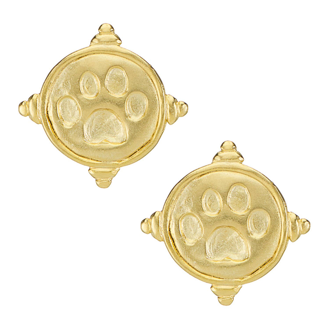 Susan Shaw - Paw Print Studs