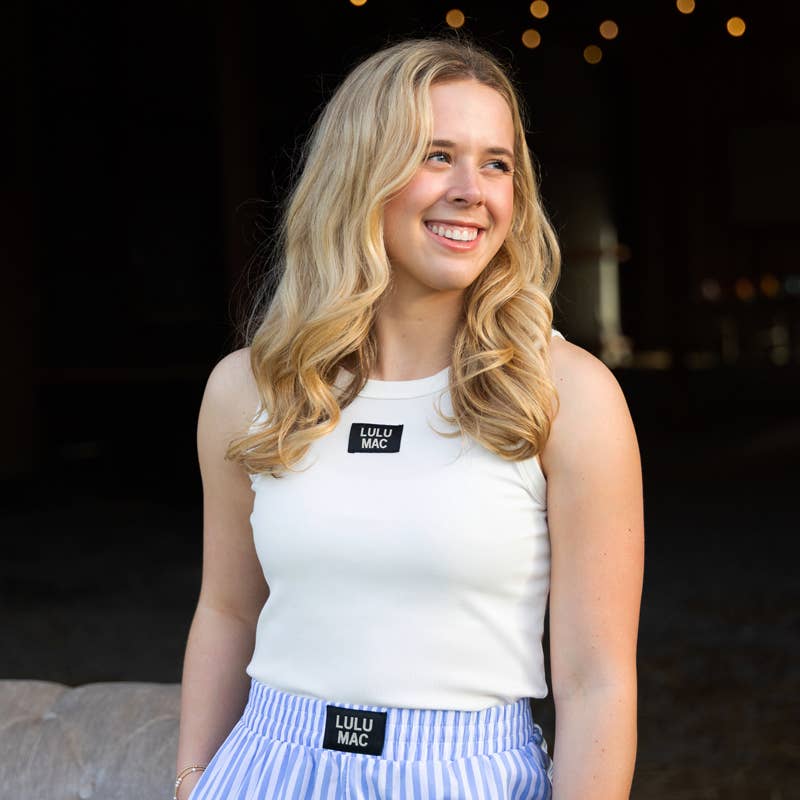 Girlie Girl Originals - DD-TANK WHITE LULU MAC SOLID TANK TOPS : WHITE / XSmall