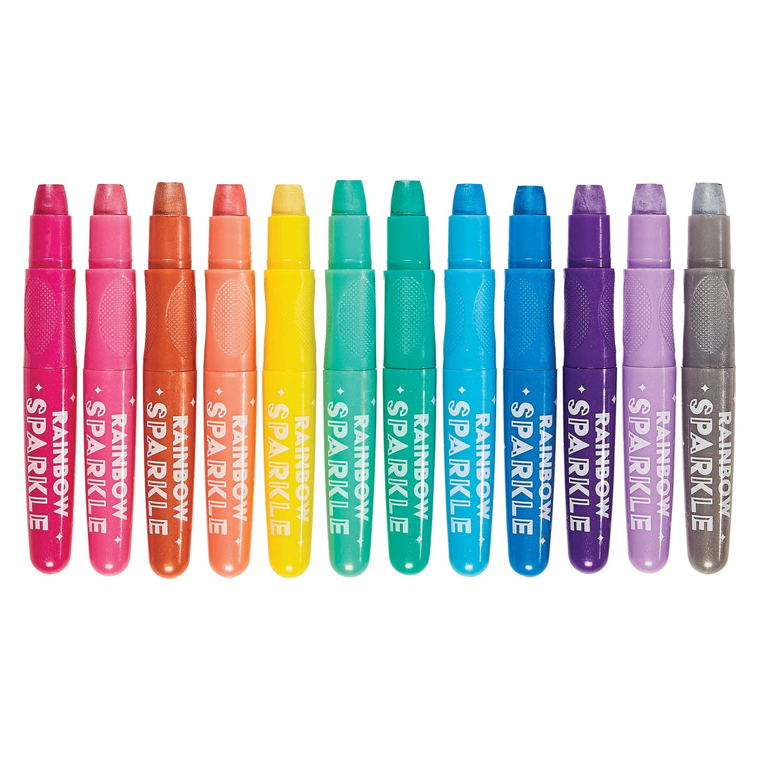 OOLY - Rainbow Sparkle Watercolor Gel Crayons - Set of 12