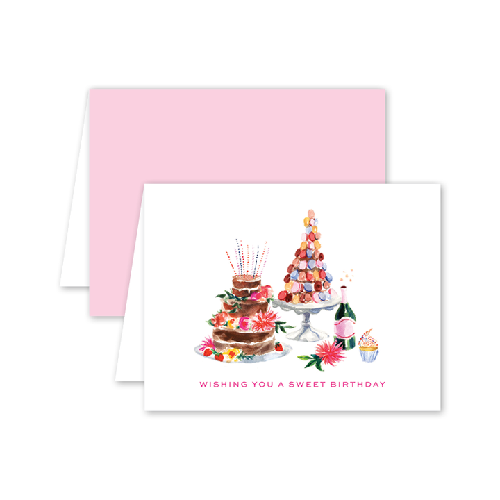 Dogwood Hill - Colorful Fete Birthday: Single Card