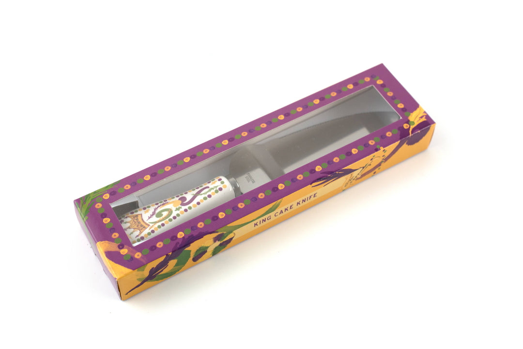 THE PARISH LINE - Mardi Gras King Cake Knife