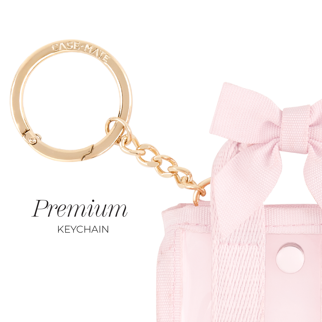 Case-Mate - Case-Mate Tini Tote Keychain Charm: Ballet Pink
