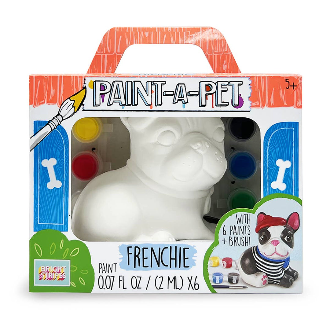 Bright Stripes - Paint A Pet - Frenchie