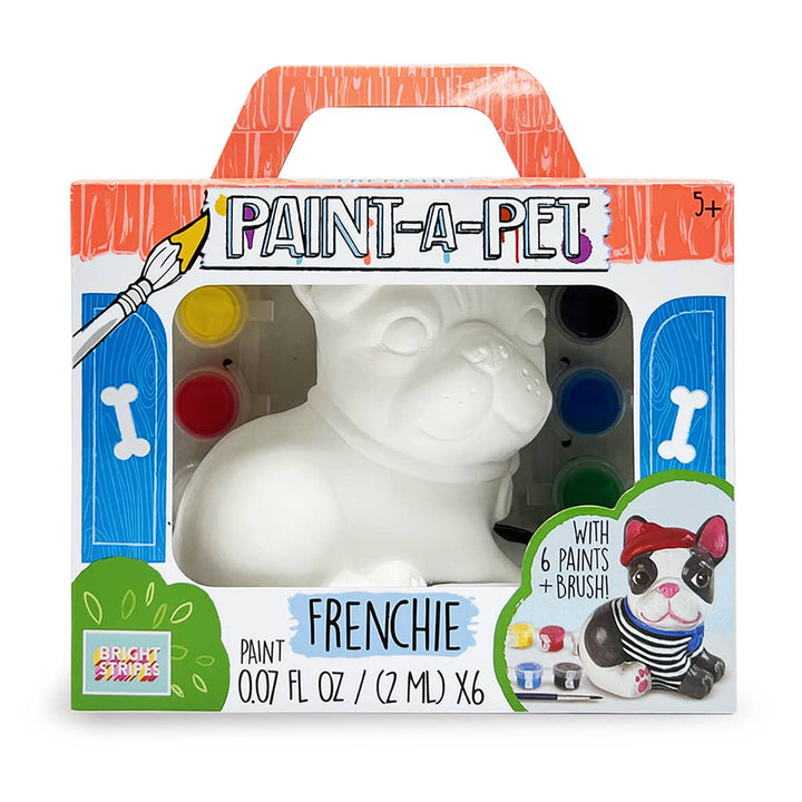 Bright Stripes - Paint A Pet - Frenchie