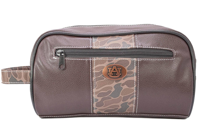 Zep-Pro - Auburn Tigers Men's Camo Dopp Kit.: Brown/Tan