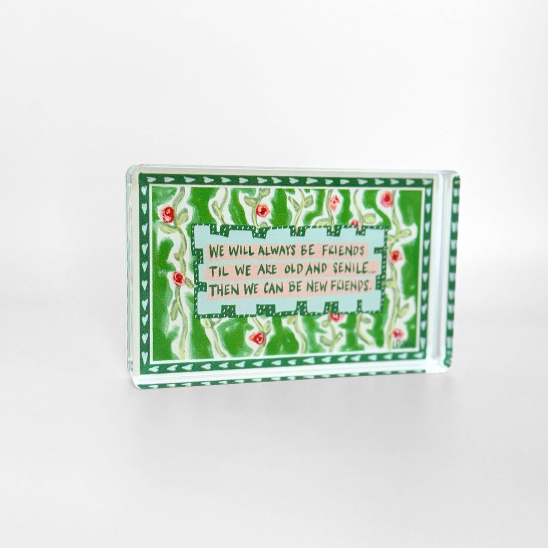 Lauren Dunn - New Friends Acrylic Block