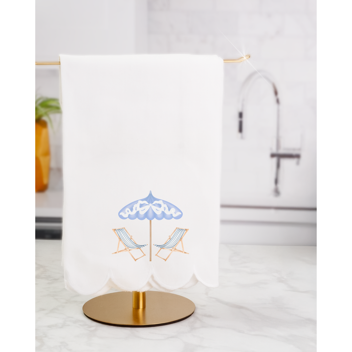 Busy Bee Gift - Summer Coastal | Grand Millennial Tea Towel