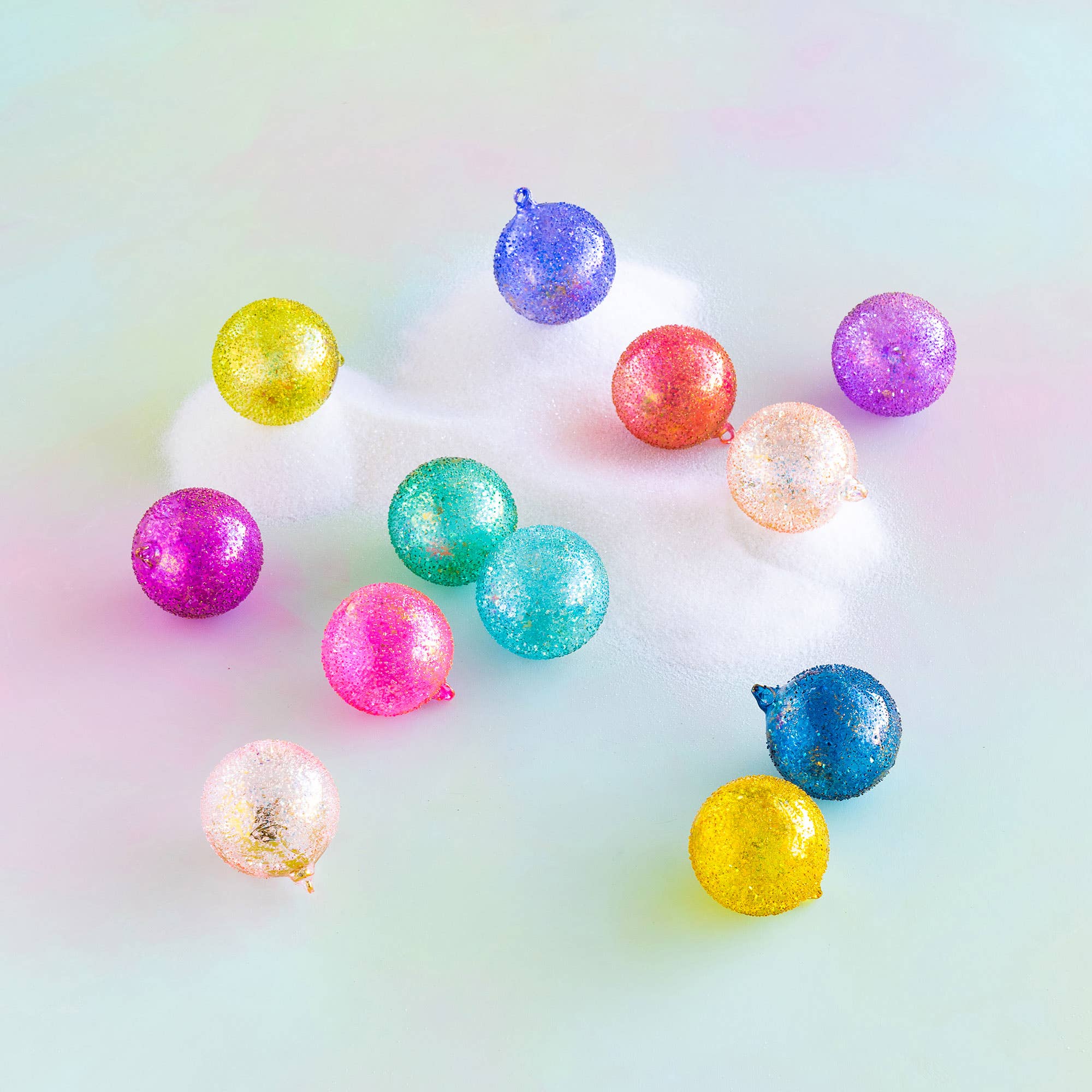 Rainbow Sparkle Ball Ornament - Thumbnail 2