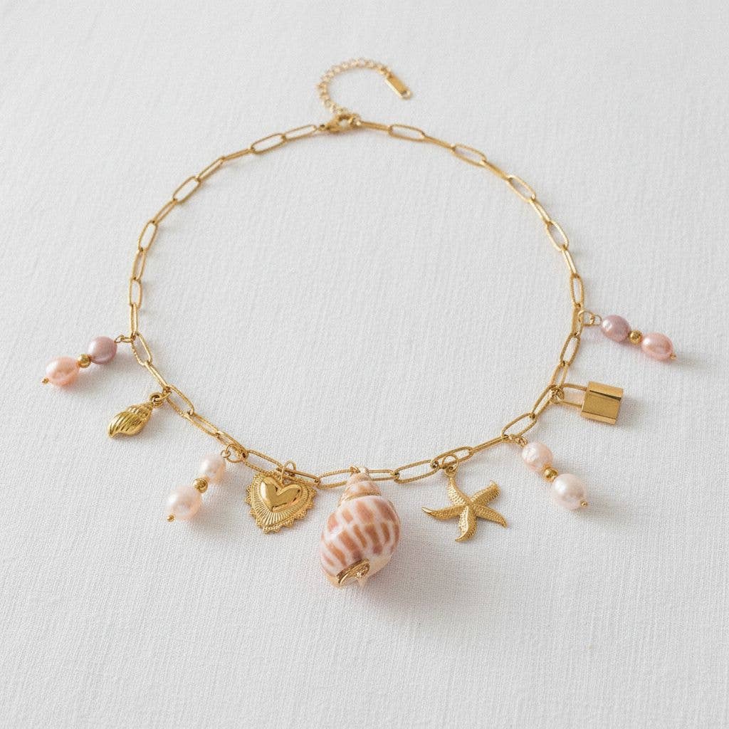 paperln - Shell Pendant Necklace: A15