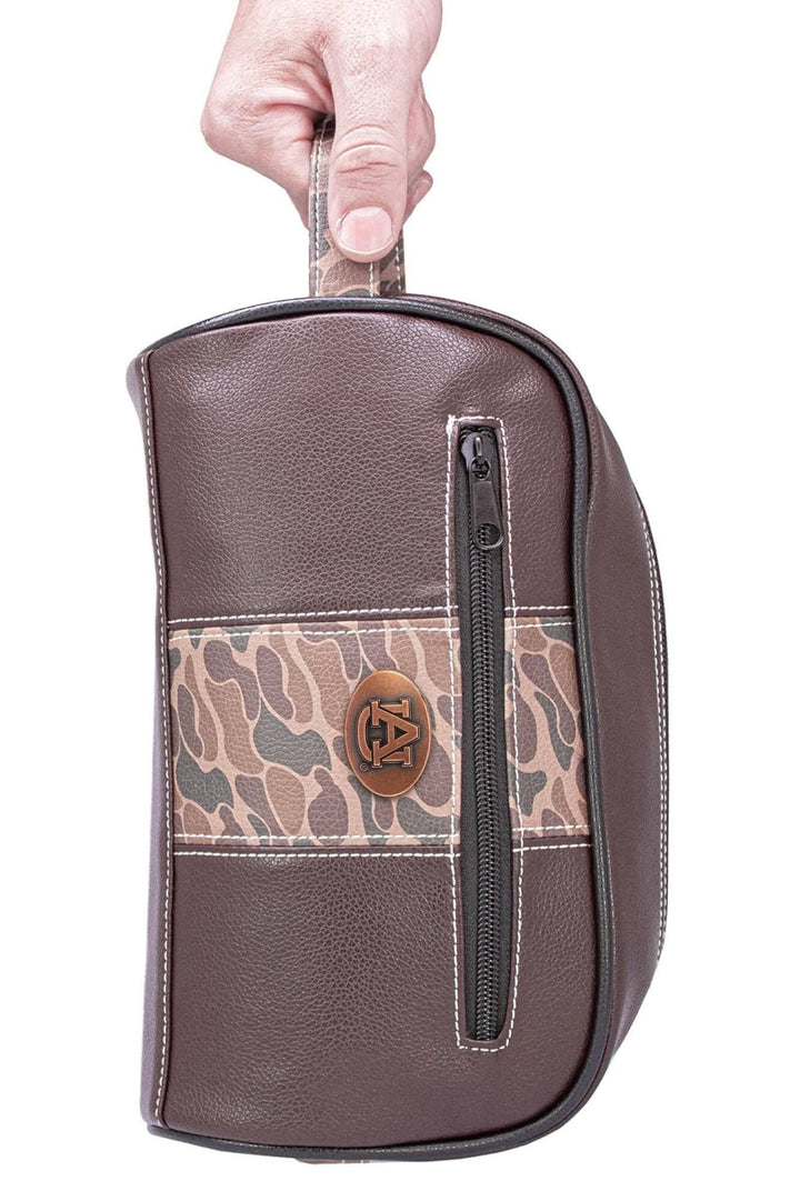 Zep-Pro - Auburn Tigers Men's Camo Dopp Kit.: Brown/Tan