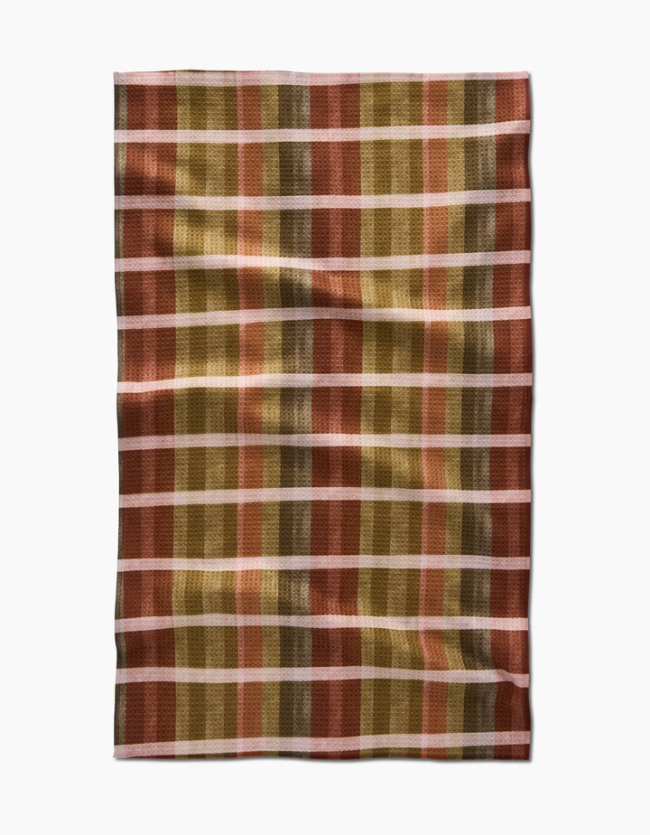 Geometry - Fall Harvest Stripes Tea Towel