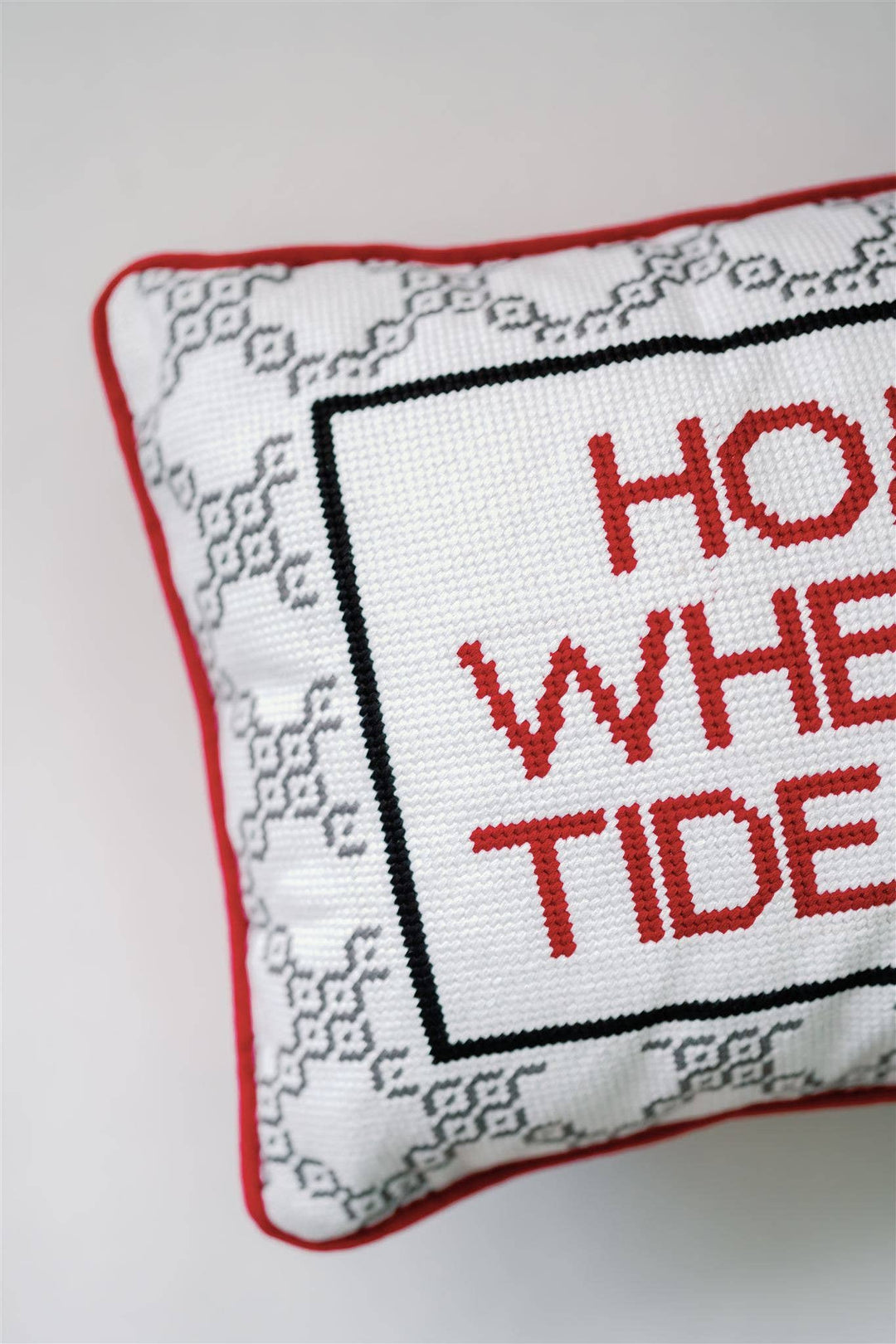 Gracefully Made Art - University of Alabama Needlepoint Pillow