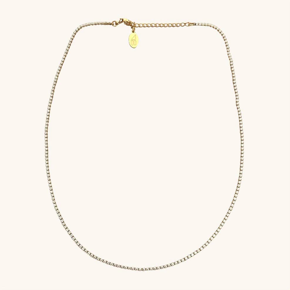 Nikki Smith Designs - Micro Tennis Necklace- Waterproof