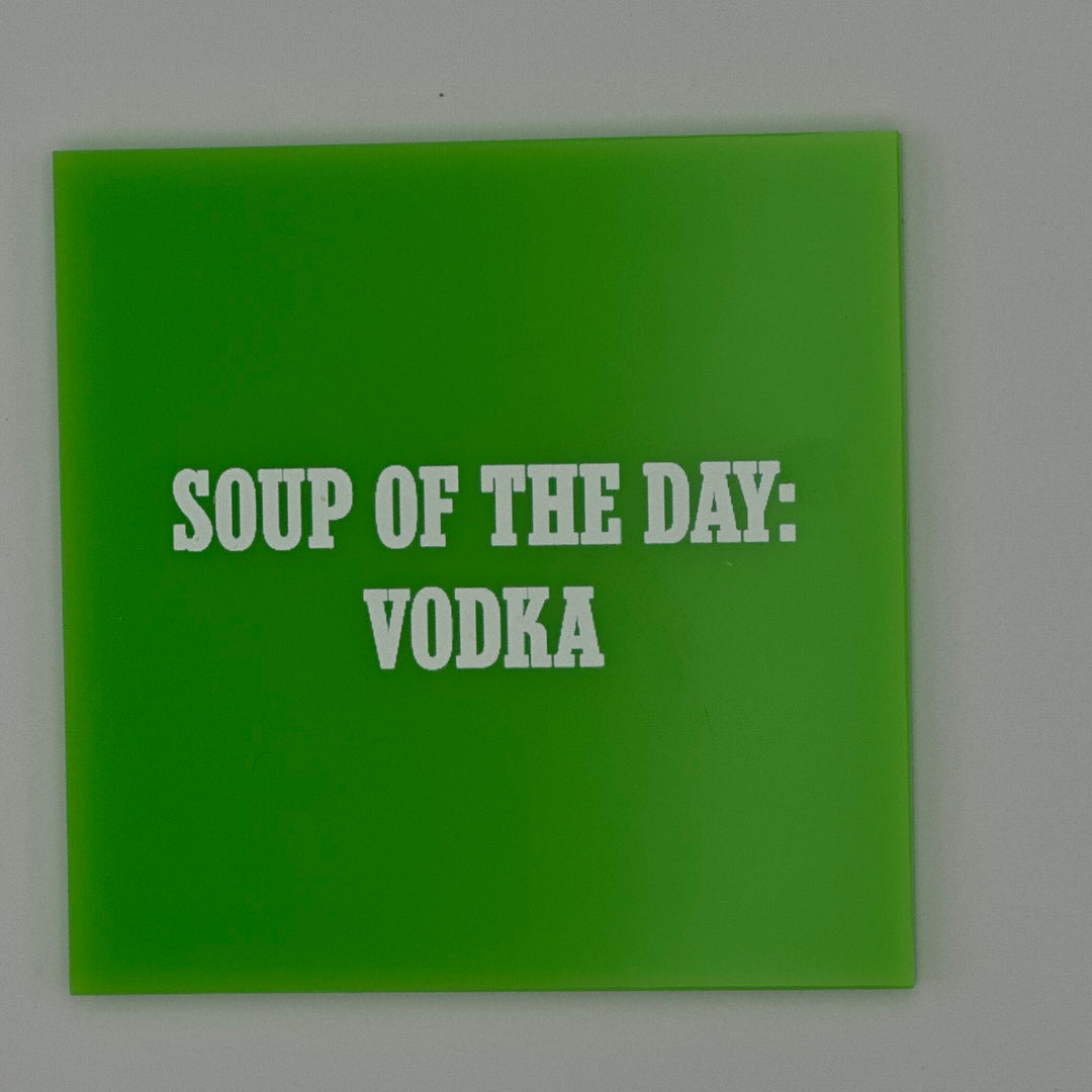 Soup of the day: Vodka