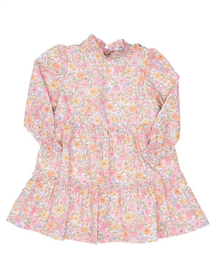 Addison Watercolor Wildflower Dress
