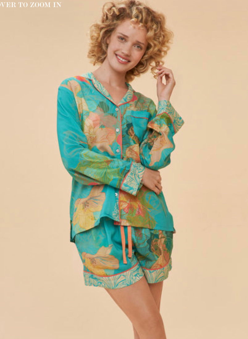 Powder Hummingbird Aqua Supersoft Summer PJS