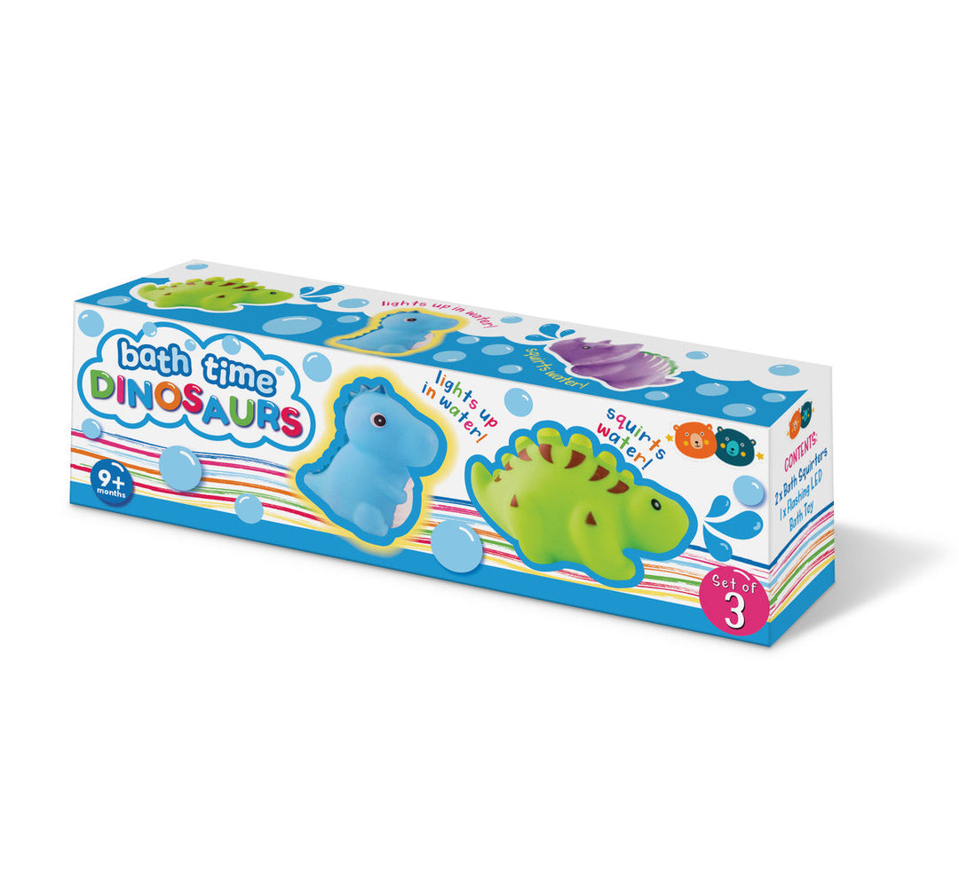 Buddy & Barney Bath Time Dinosaur Squirter & LED Set