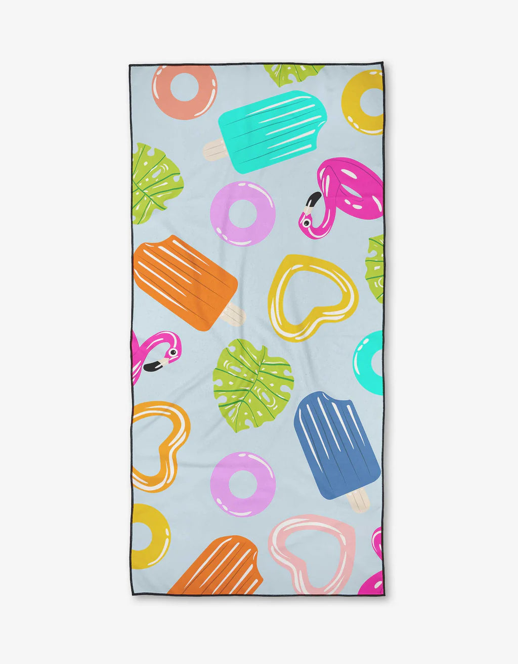 Geometry Micro-loop Beach Towel
