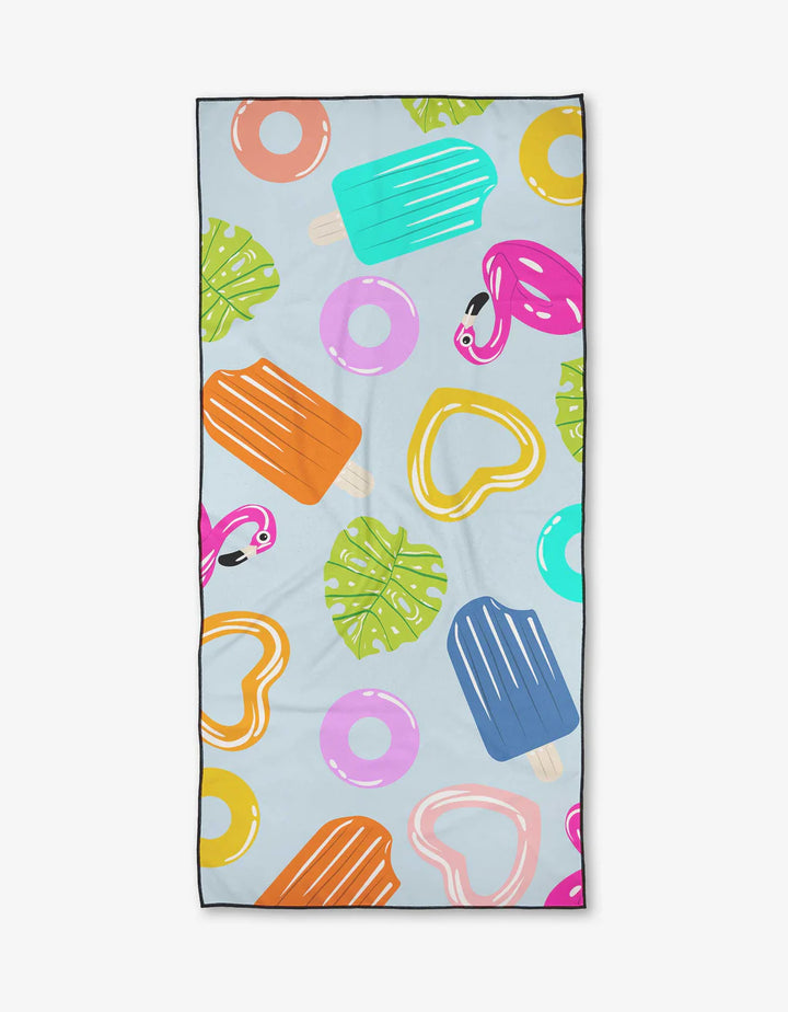 Geometry Micro-loop Beach Towel