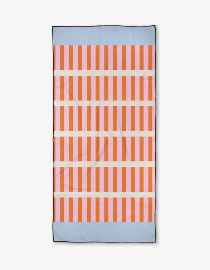Geometry Micro-loop Beach Towel