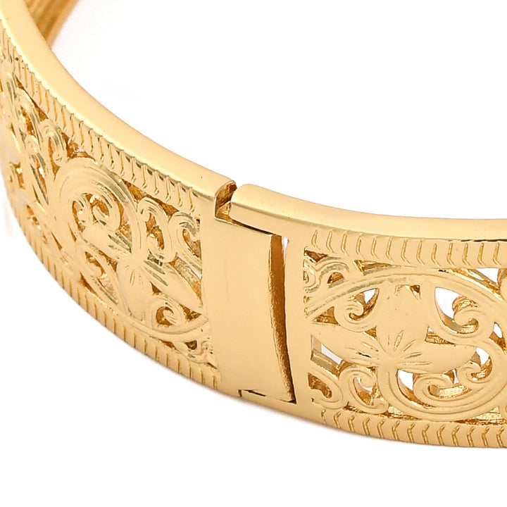 Brass Micro Pave Clear Cubic Zirconia Hinged Bangles for Women, Heart, Cadmium Free & Lead Free, Rack Plating, Long-Lasting Plated, Real 18K Gold Plated