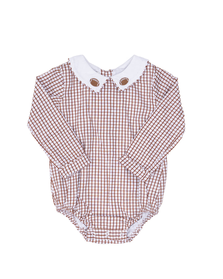 Baylor Football Brown Gingham Bubble