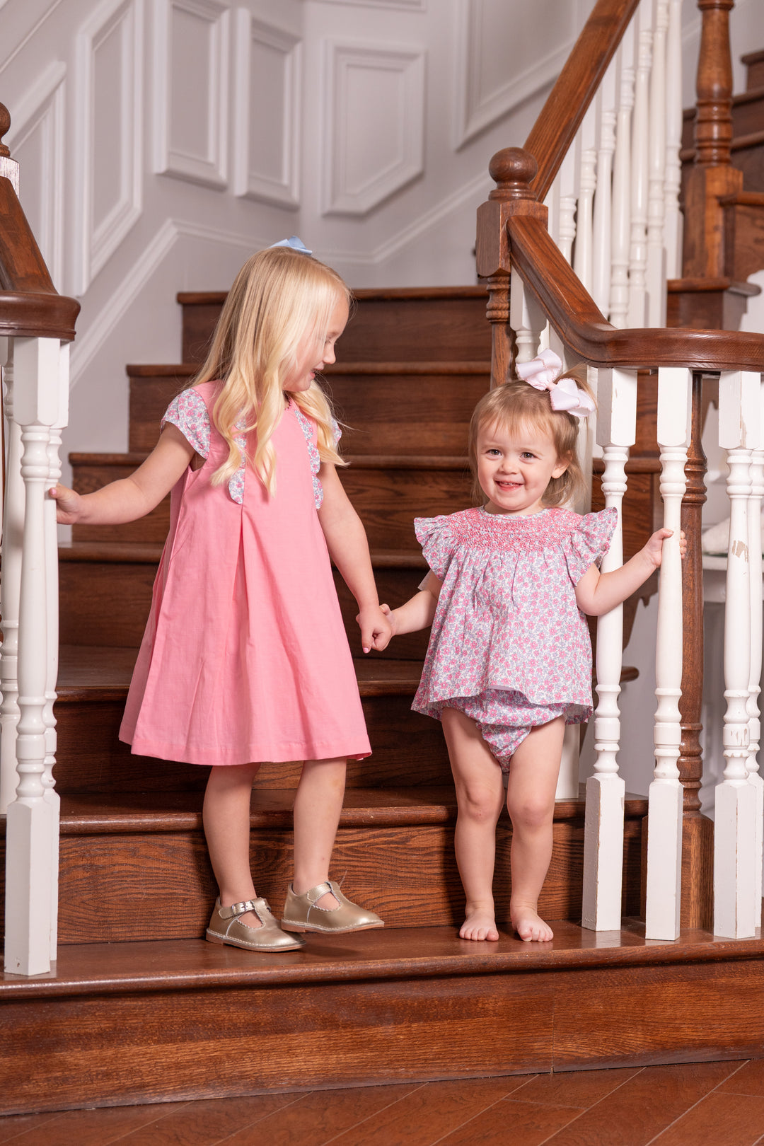 Rebecca Belle Bonnet Pink & Blue Dress