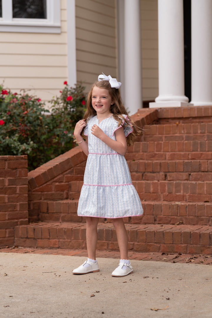 Peyton Blue Stripe Breeze Dress