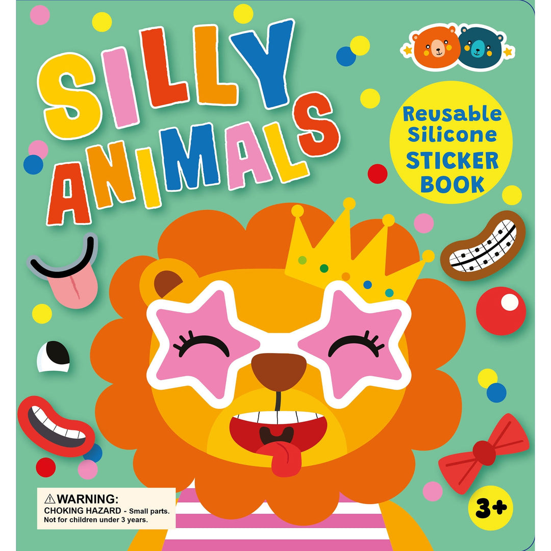 Buddy & Barney Silicone Sticker Book - Silly Animals